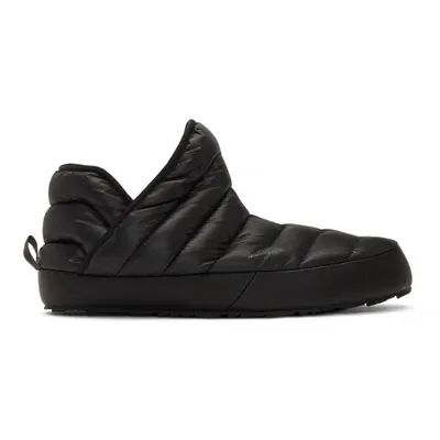 The North Face Black Thermoball Traction Booties In Ywy Blk/gry