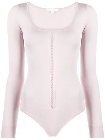 Patrizia Pepe Fine Knit Body In Pink