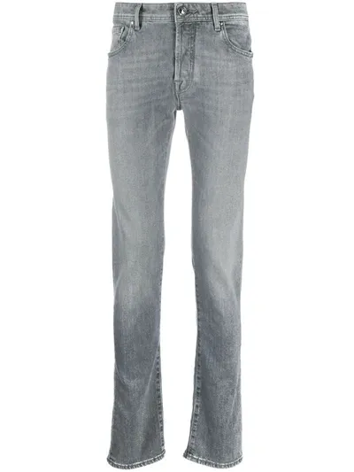 Jacob Cohen Straight-leg Jeans In Grey