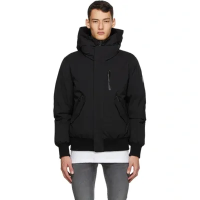 Mackage Black Down Dixon 2-in-1 Bomber Jacket