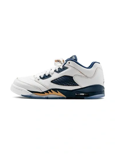 Nike Kids' Air Jordan 5 Retro Low Sneakers In White