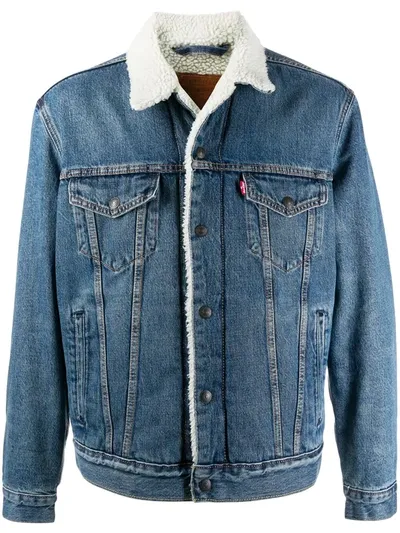 Levi's Sherpa Trucker Jacket In 0004