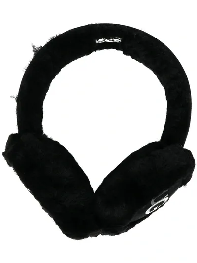 Ugg Shearling Ear Muffs In Black