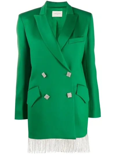 Giuseppe Di Morabito Rhinestone-embellished Blazer In Green