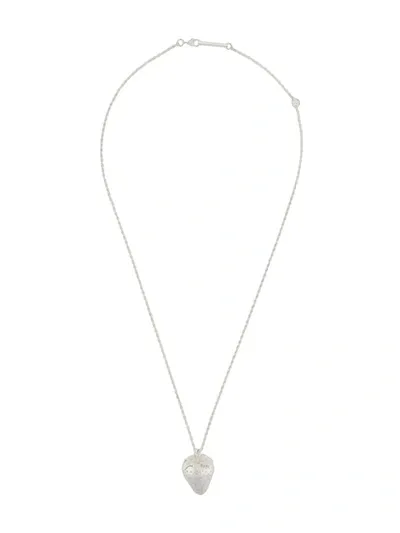 Ambush Strawberry-pendant Necklace In Silver