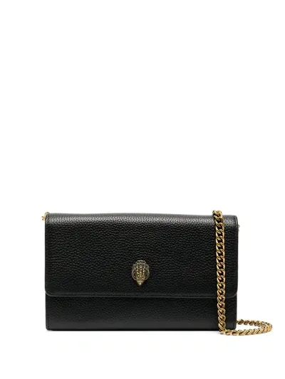 Kurt Geiger Leather Cross Body Bag In Black