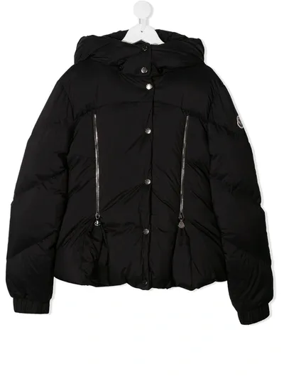 Moncler Gefütterte Teen Jacke In Black