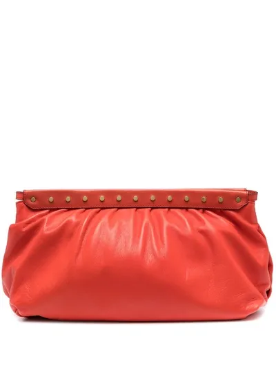 Isabel Marant Luz Clutch In Red