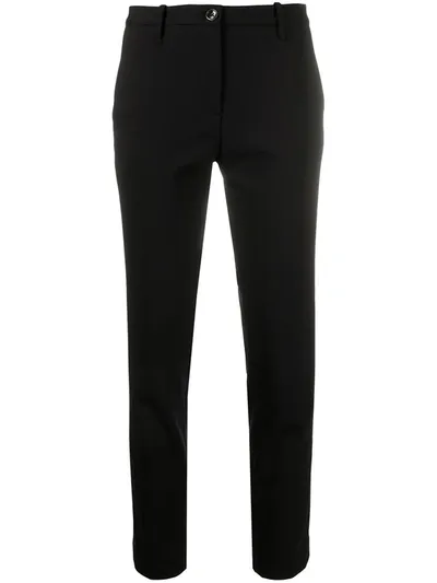 Nine In The Morning Tailored Cropped Trousers In Black