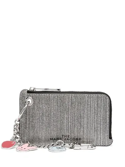 The Marc Jacobs Chain-charms Wallet In Silver