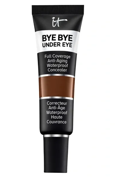 It Cosmetics Bye Bye Under Eye Full Coverage Anti-aging Waterproof Concealer 44.0 Deep Natural 0.40 oz/ 12 ml In 44.0 Deep Natural N