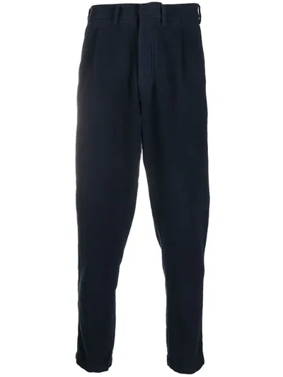 The Gigi Tapered Leg Trousers In Blue