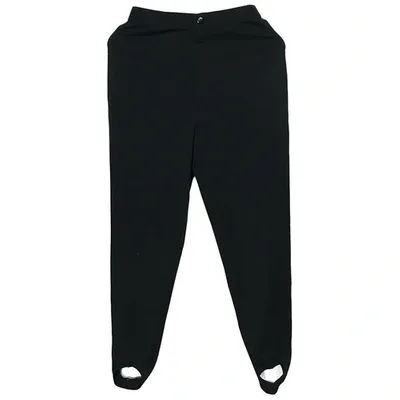 Pre-owned Issey Miyake Trousers In Black