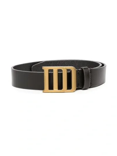 Dsquared2 Kids' Dd Buckle Belt In Brown