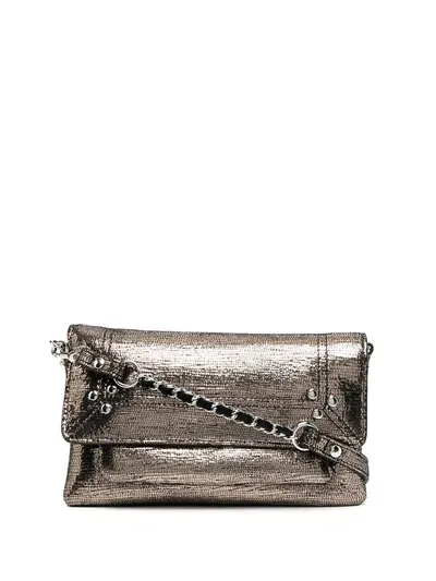 Jérôme Dreyfuss Metallic Crossbody Bag In 黑色