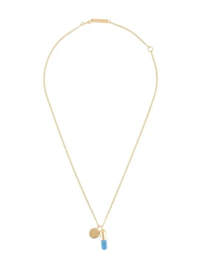 Ambush Pill Charm Necklace In Gold