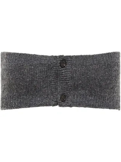 Miu Miu Bandeau Top In Grey