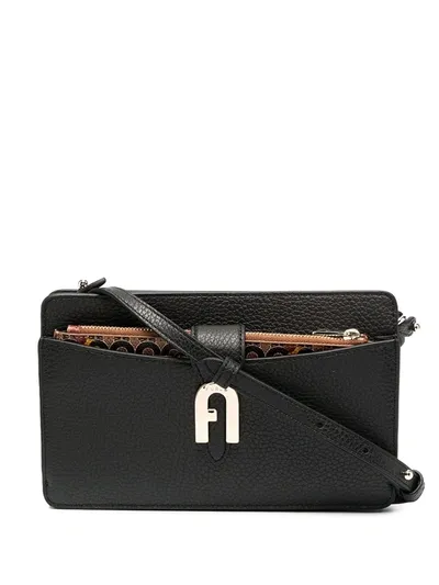 Furla 1927 Wallet-insert Cross-body Bag In Brown