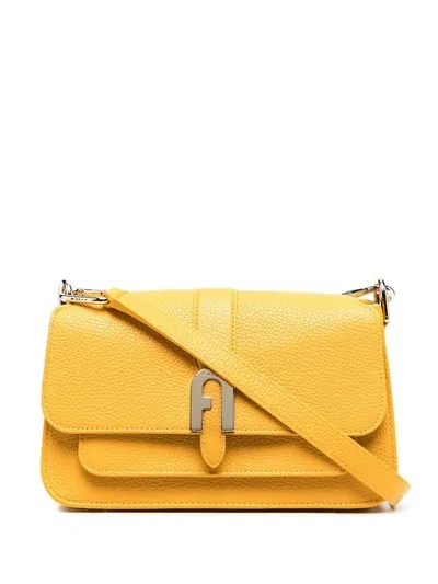 Furla 1927 Top-handle Bag In Yellow