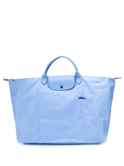 Longchamp Large Le Pliage Tote Bag In Blue