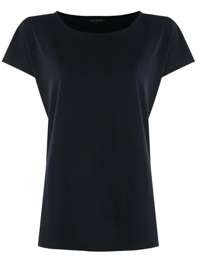 Alcaçuz Boat-neck Blouse In Blue