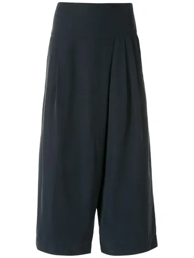 Alcaçuz Alzira Cropped Trousers In Blue