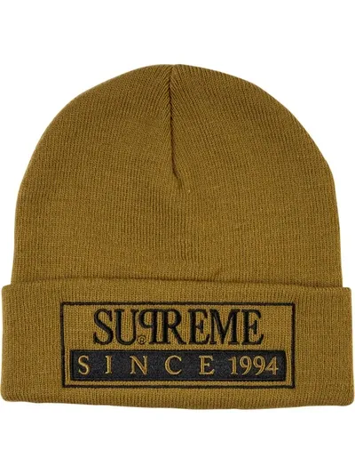 Supreme Reserved Beanie In Brown