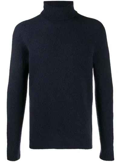 Nuur Roll Neck Jumper In Blue