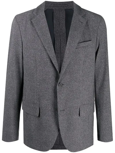 Traiano Milano Single-breasted Jacket In Grey