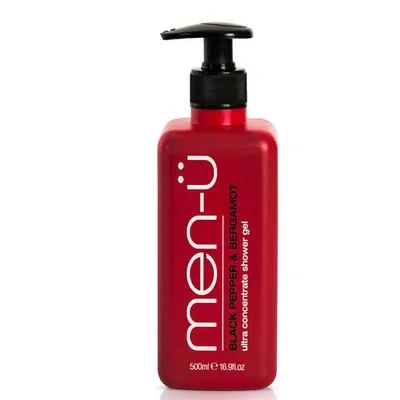 Menu Men-ü Black Pepper & Bergamot Shower Gel 500ml - With Pump