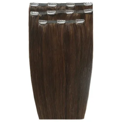 Beauty Works Deluxe Clip-in 18 Inch Hair Extensions (various Colours) - Chocolate 4/6