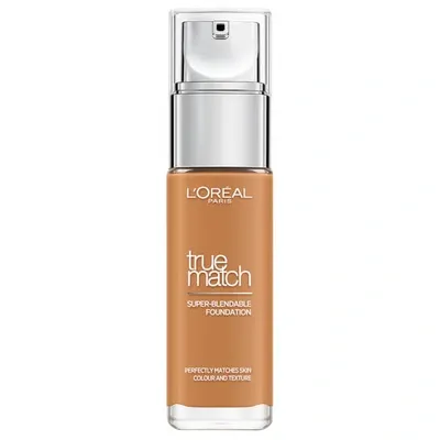 L'oréal Paris True Match Liquid Foundation With Spf And Hyaluronic Acid 30ml (various Shades) - 7.5w Golden Chestn In 7.5w Golden Chestnut