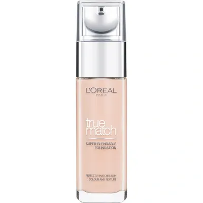 L'oréal Paris True Match Liquid Foundation With Spf And Hyaluronic Acid 30ml (various Shades) - Rose Ivory