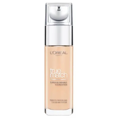 L'oréal Paris True Match Liquid Foundation With Spf And Hyaluronic Acid 30ml (various Shades) - 4w Golden Natural