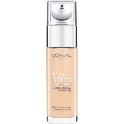 L'oréal Paris True Match Liquid Foundation With Spf And Hyaluronic Acid 30ml (various Shades) - Golden Beige