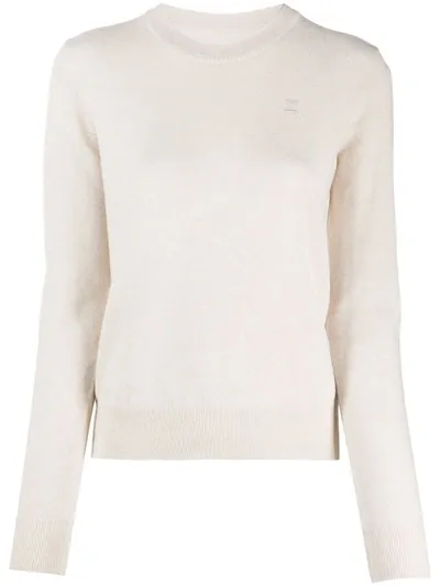 Maison Margiela Crew-neck Jumper In Neutrals