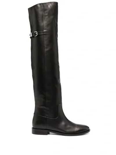 Patrizia Pepe Black Knee-length Boots