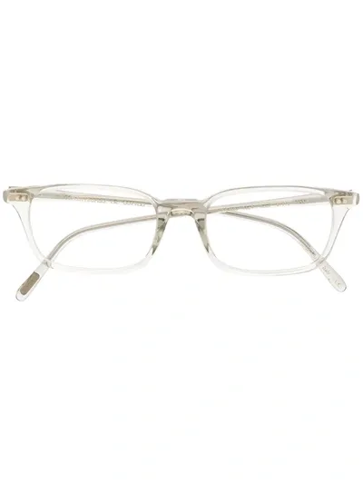 Oliver Peoples Roel Rectangle-frame Glasses In 白色