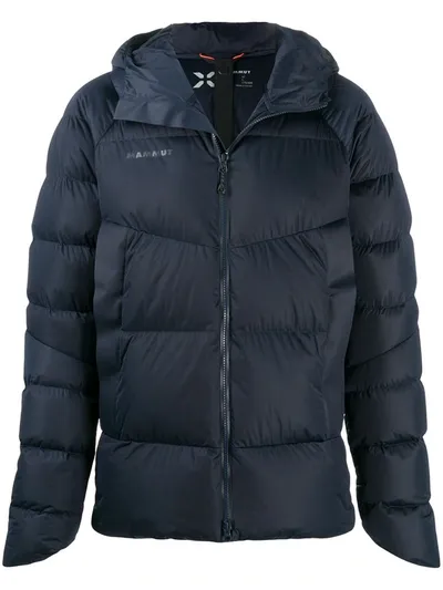 Mammut Hooded Padded Jacket In Blue