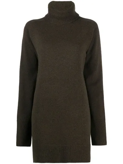 Joseph Oversized Roll-neck Jumper In Green