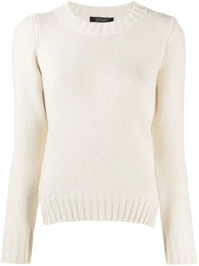 Aragona Crewneck Jumper In White