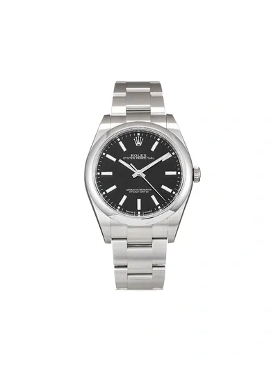 Rolex 2020 Unworn Oyster Perpetual 39mm In Black