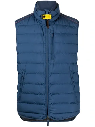 Parajumpers Super Lightweight Feather Down Vest In Blue