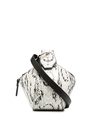 Proenza Schouler Snakeskin Print Tote Bag In White