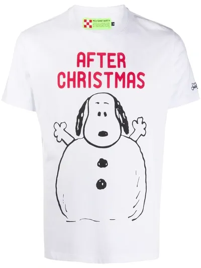 Mc2 Saint Barth After Christmas T-shirt In White