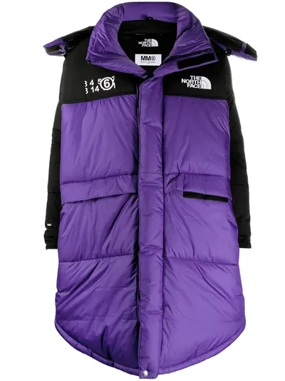 Mm6 Maison Margiela X The North Face Padded Coat In Purple