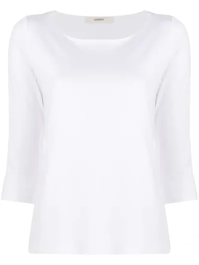 Odeeh T-shirt Mit Rundem Ausschnitt In White