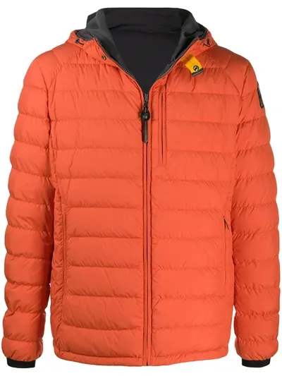 Parajumpers Reversible Padded Jacket In Orange