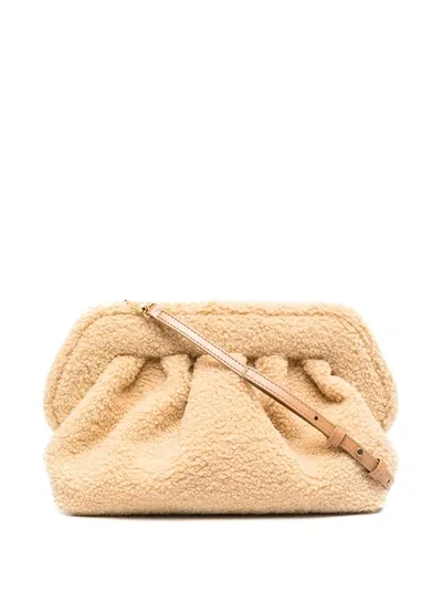 Themoirè Bios Faux-shearling Crossbody Bag In Neutrals