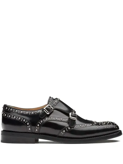 Church's Lana Met Monk-strap Brogues In Black